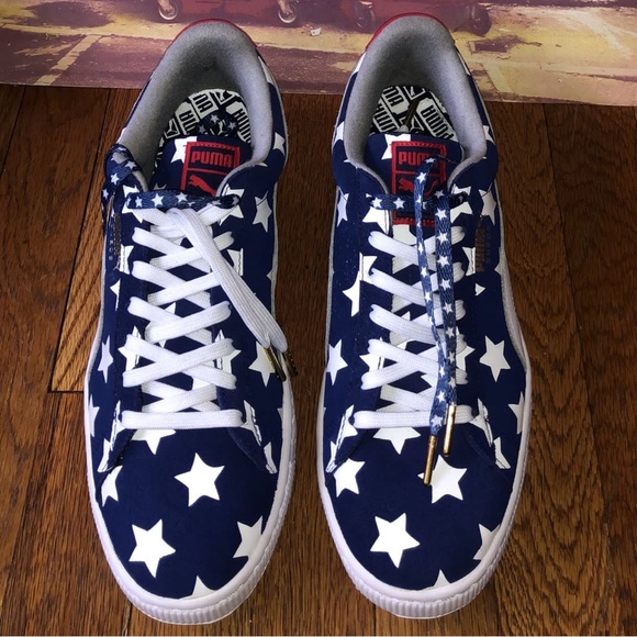 PUMA Men’s Suede RWB - Picture 1 of 5